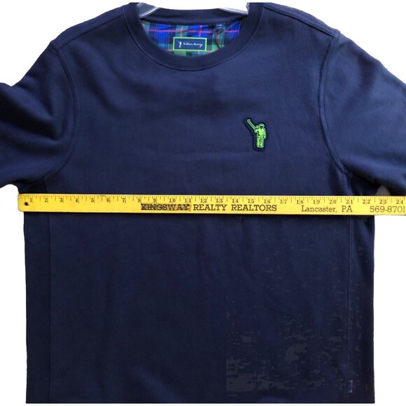 William Murray Golf Sweatshirt Mens Sz L Cotton Crewneck Pullover NEW with FLAW - Picture 12 of 16